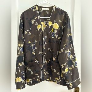 6397 Printed Silk Overshirt